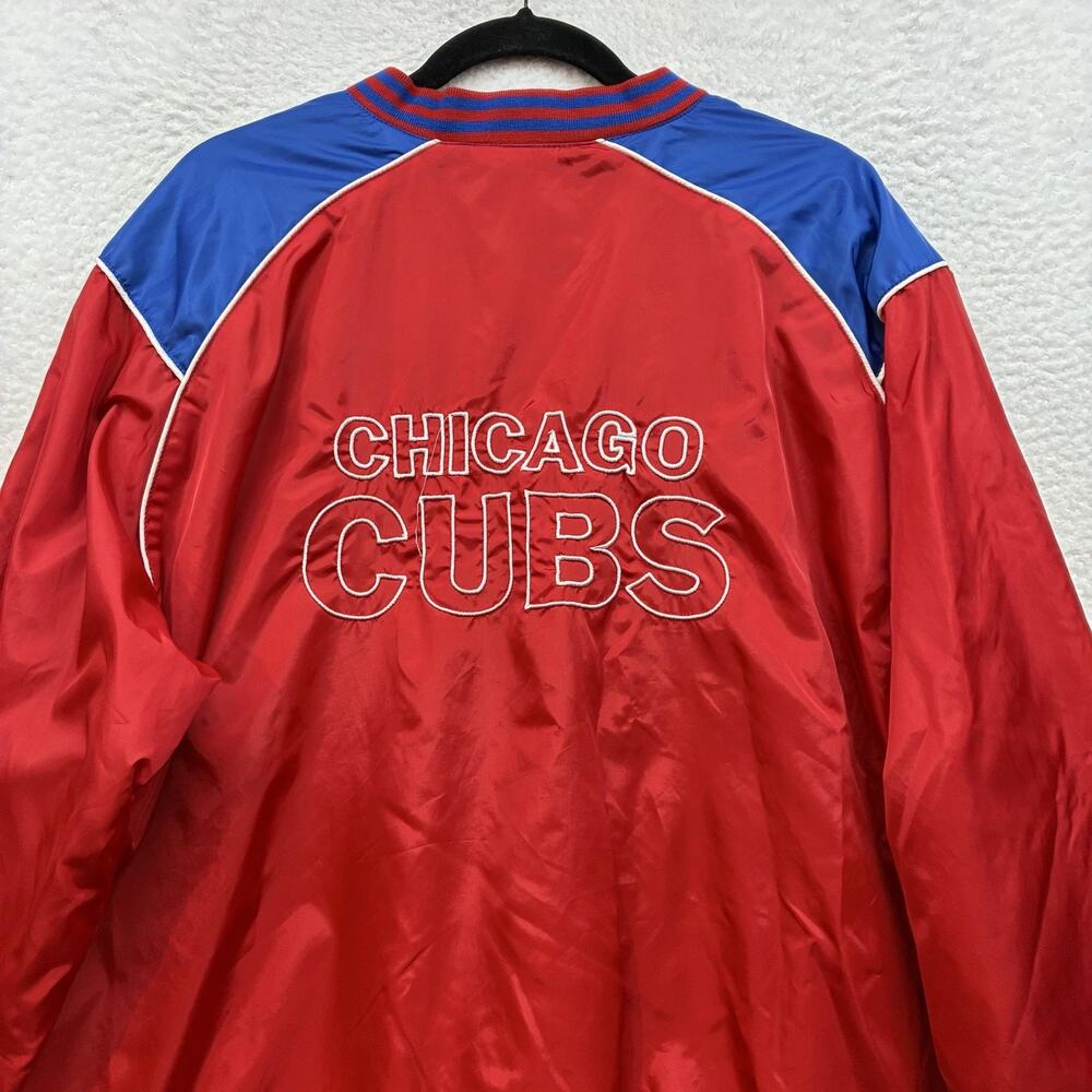 Chicago Cubs Jacket Mens XL Blue Red MLB Baseball Genuine Merchandise Pullover - Picture 6 of 10